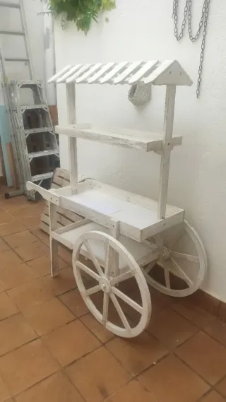 Carrito Expositor Candy Bar Madera
