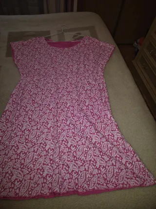 Vestido estampado paisley talla XL