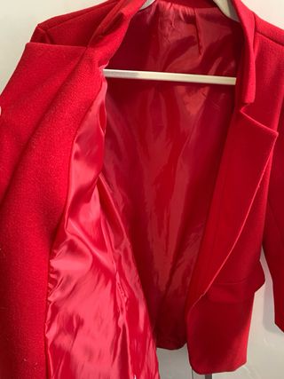 Cappotto Made in Italy Rosso