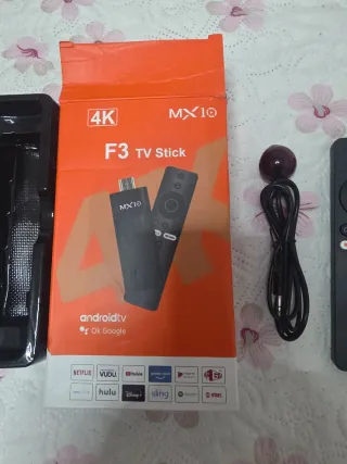 MX10 F3 TV Stick 4K Android TV