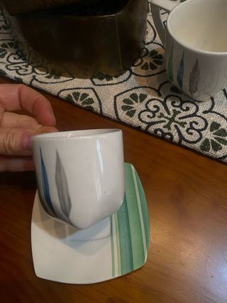 Juego de café completo de porcelana