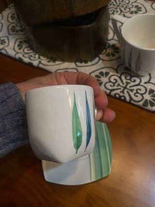 Juego de café completo de porcelana