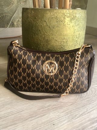 Borsetta donna monogramma M oro
