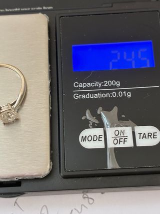 Anillo Oro 18k Diamante Natural 1.25 Ct