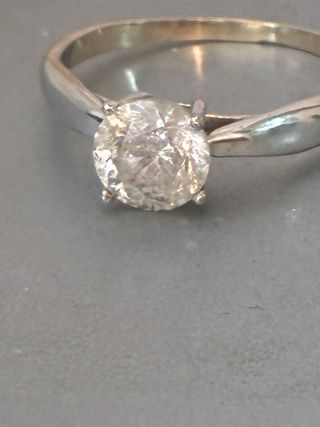 Anillo Oro 18k Diamante Natural 1.25 Ct