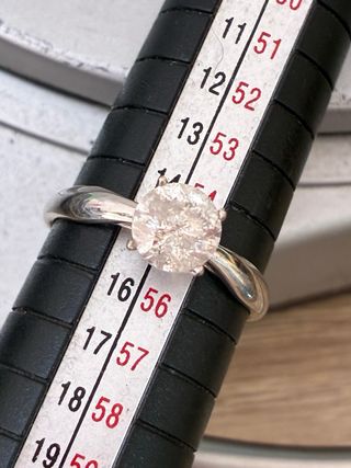 Anillo Oro 18k Diamante Natural 1.25 Ct