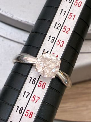 Anillo Oro 18k Diamante Natural 1.25 Ct