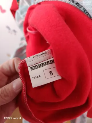 Vestido niña Chachi piruleta T5