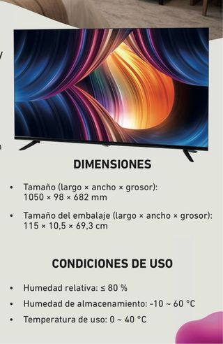 Televisor Smart TV 50 LED 4K