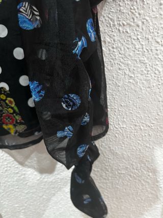 Blusa Desigual Tul Mangas Originales