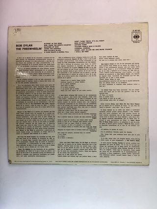 Bob Dylan The Freewheelin' LP