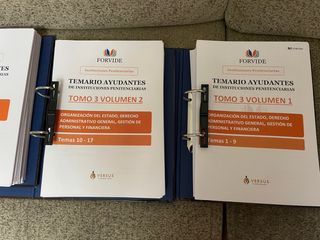 Temario FORVIDE Instituciones Penitenciarias