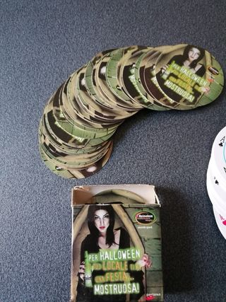 Carte da gioco circolari  Halloween Heineken