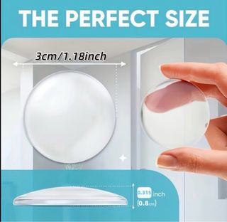 4 Topes Puerta Silicona Antigolpes