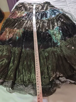 Maxi falda Bohemio/Gótico