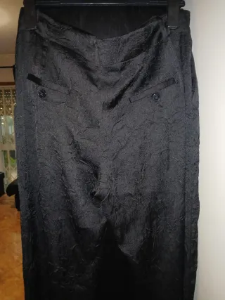 Calças clássicas pretas senhora