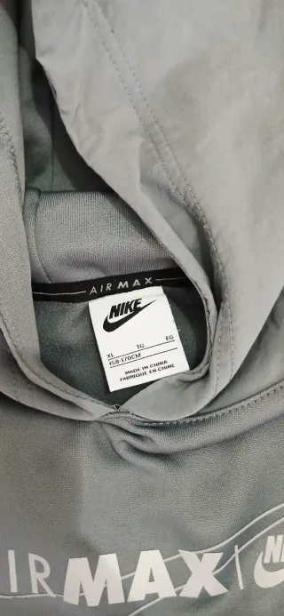 Conjunto Nike Air Max Sudadera y Pantalón Gris