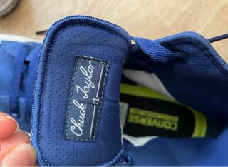 Converse azules altas