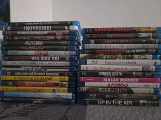 Lote 30 Películas Blu-ray 6 €/unidad