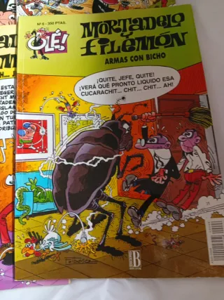 6 comics Mortadelo y filemon