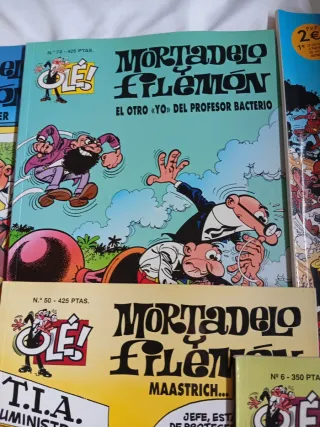 6 comics Mortadelo y filemon