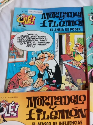 6 comics Mortadelo y filemon