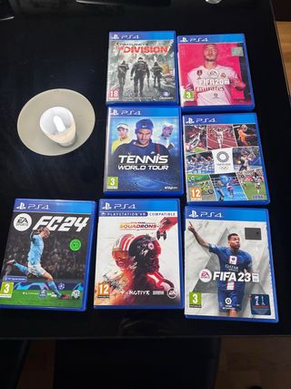 Juegos PS4 FC 24, FIFA 23, The Division, Star Wars