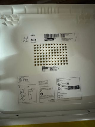 2 Sillas Plegables Ikea Blancas