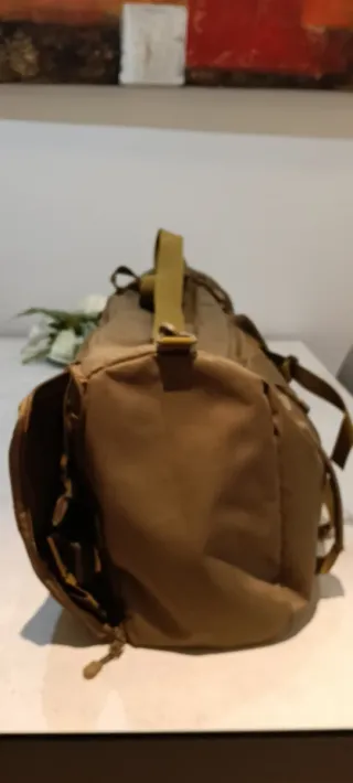 Bolsa Táctica Resistente Beige/Verde