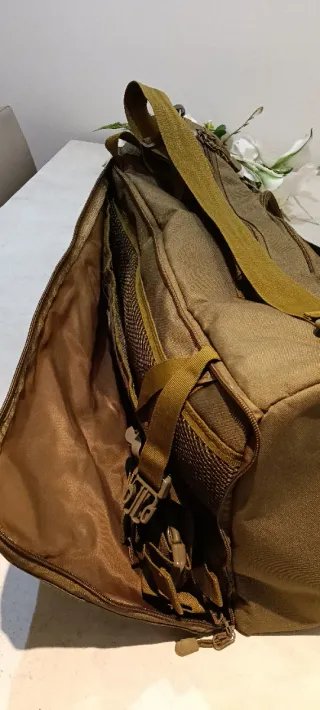 Bolsa Táctica Resistente Beige/Verde