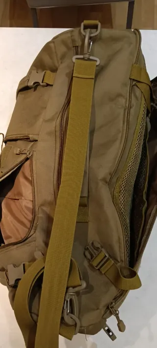 Bolsa Táctica Resistente Beige/Verde