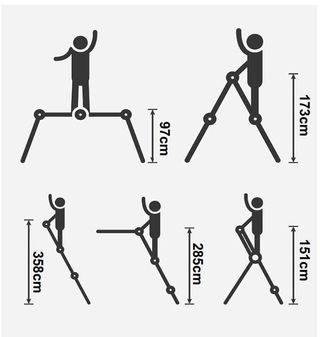 Escalera articulada multifunción 3,58m