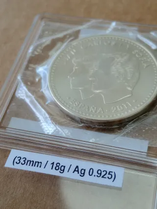 🇪🇸 Moneda plata 20€ Plata Día de la Mujer 2011