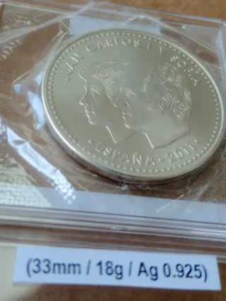 🇪🇸 Moneda plata 20€ Plata Día de la Mujer 2011