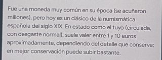 Moneda 10 céntimos 1870