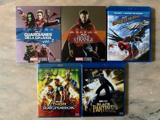 Lote 5 Películas Blu-ray Marvel Studios
