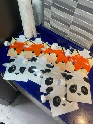 Bolsas Reutilizables para Pures Frutas o yogurt