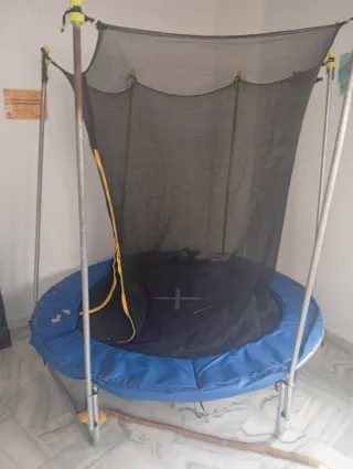 Colchoneta para trampolín con red