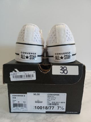 Converse All Star Lift Doradas Talla 38.5