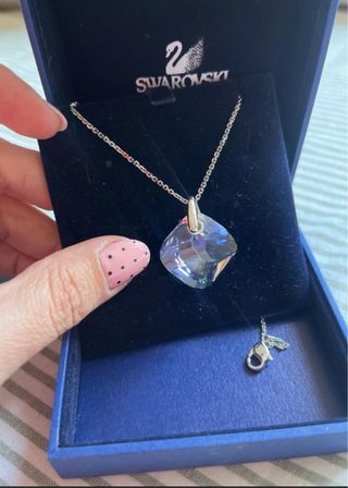 Colgante piedra Swarovski Regalo pendientes ajuego