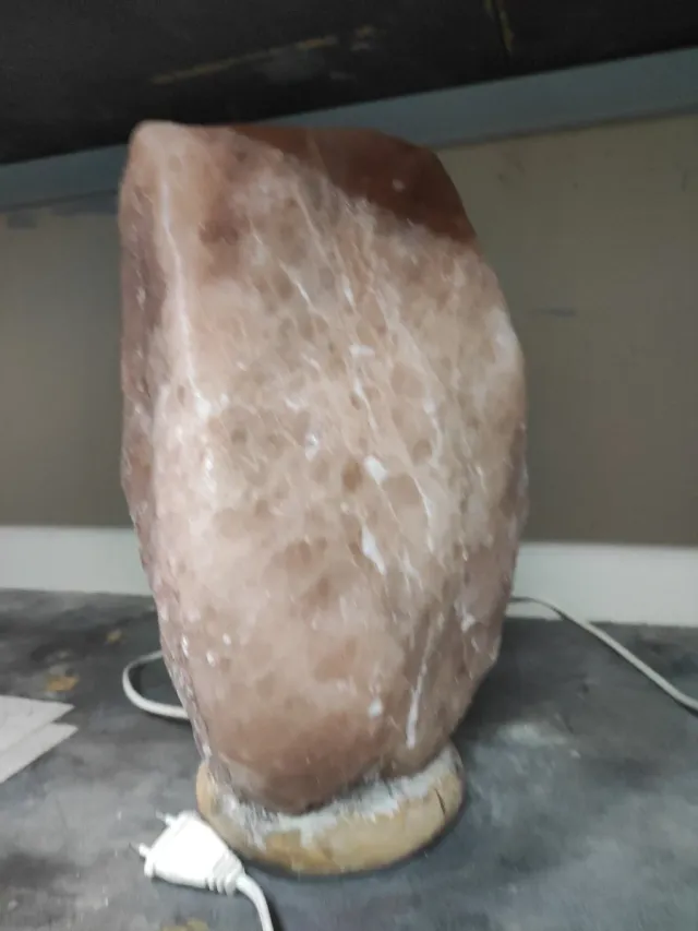 Lámpara de sal natural