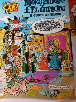 6 comics Mortadelo y filemon