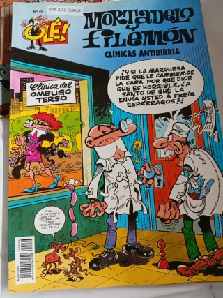 6 comics Mortadelo y filemon