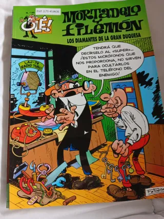 6 comics Mortadelo y filemon