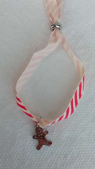 Bracciale Natale con omino pan di zenzero