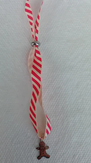 Bracciale Natale con omino pan di zenzero