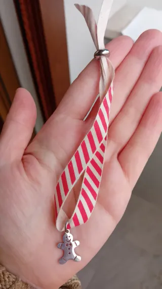 Bracciale Natale con omino pan di zenzero