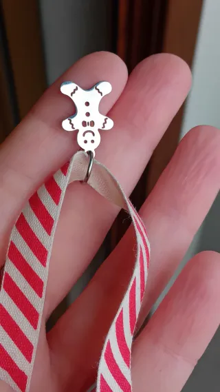 Bracciale Natale con omino pan di zenzero
