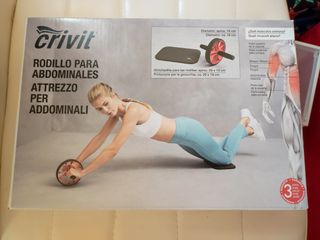 Rodillo Abdominales Crivit + Esterilla