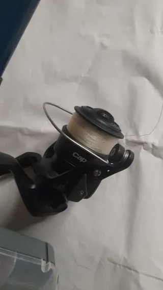 Caña de pescar Caperlan 350 + carrete+accesorios